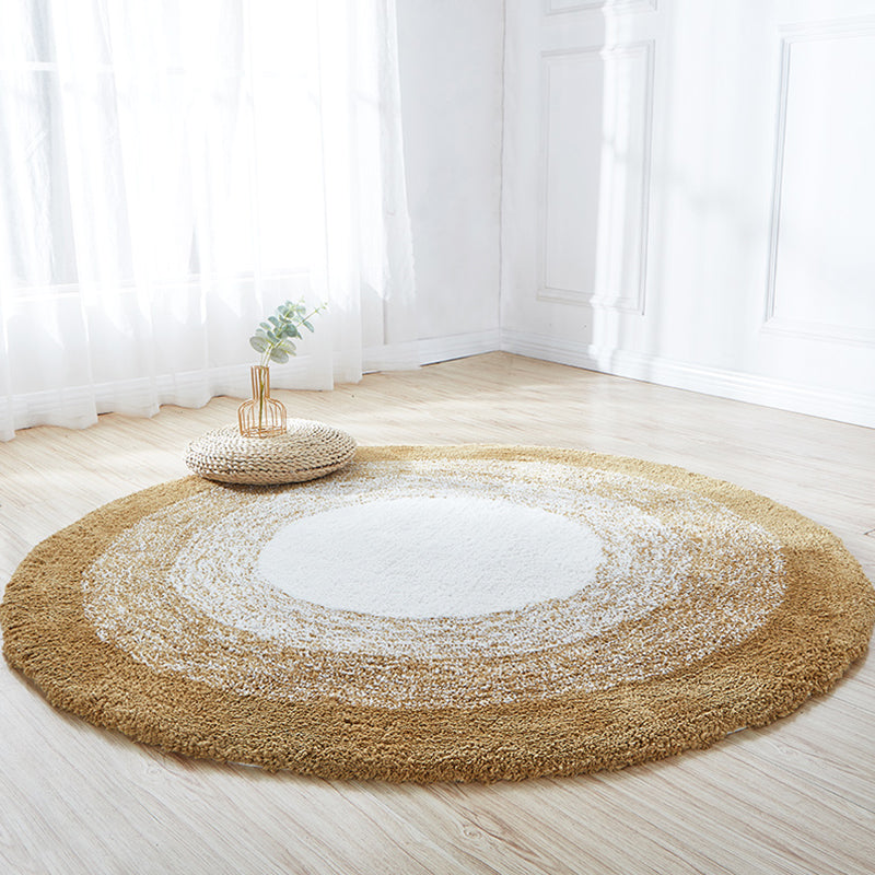Nordic Decoration Rug Multi Color Solid Color Rug Cotton Blend Anti-Slip Pet Friendly Stain-Resistant Area Carpet Clearhalo 'Area Rug' 'Casual' 'Rugs' Rug' 2325586