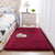 Modern Bedroom Rug Multi Color Solid Color Area Rug Cotton Blend Non-Slip Backing Easy Care Pet Friendly Carpet Dark Purple Clearhalo 'Area Rug' 'Casual' 'Rugs' Rug' 2325647