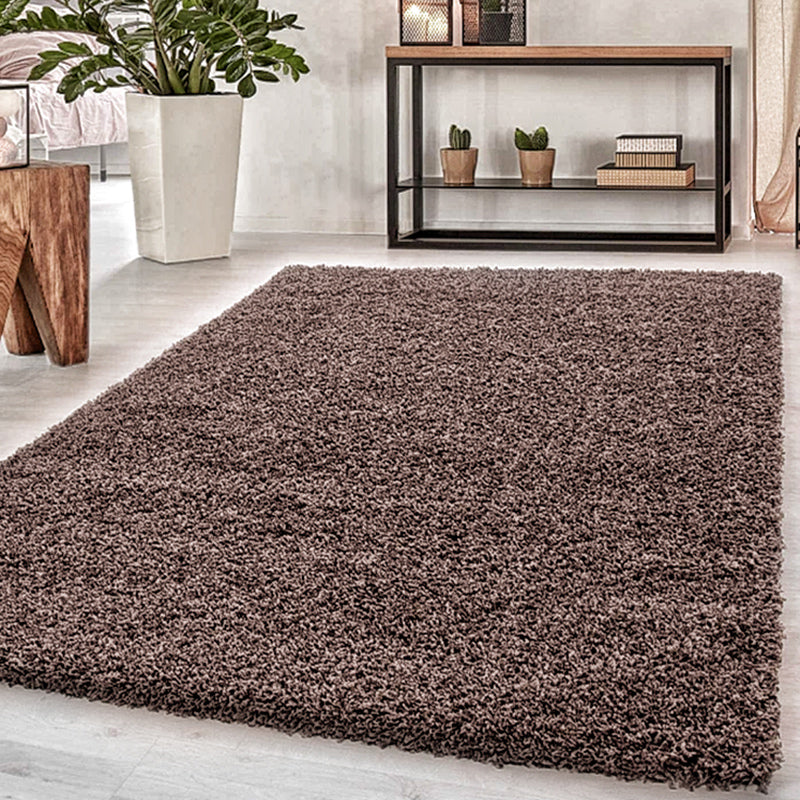 Multi-Color Casual Rug Polyster Solid Colored Area Carpet Non-Slip Stain-Resistant Machine Washable Indoor Rug for Bedroom Tan Clearhalo 'Area Rug' 'Casual' 'Rugs' Rug' 2325662