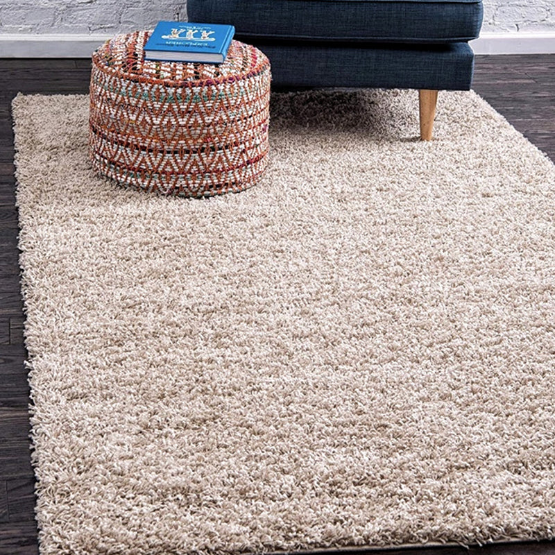 Multi-Color Casual Rug Polyster Solid Colored Area Carpet Non-Slip Stain-Resistant Machine Washable Indoor Rug for Bedroom Clearhalo 'Area Rug' 'Casual' 'Rugs' Rug' 2325665