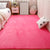Minimalist Bedroom Rug Multi Color Solid Color Area Rug Cotton Blend Non-Slip Backing Stain-Resistant Easy Care Area Carpet Rose Red Clearhalo 'Area Rug' 'Casual' 'Rugs' Rug' 2325689
