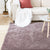 Relaxing Home Decor Rug Multi-Color Solid Color Area Rug Cotton Blend Non-Slip Machine Washable Indoor Rug Purple Clearhalo 'Area Rug' 'Casual' 'Rugs' Rug' 2325705