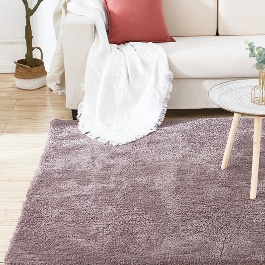 Relaxing Home Decor Rug Multi-Color Solid Color Area Rug Cotton Blend Non-Slip Machine Washable Indoor Rug Purple Clearhalo 'Area Rug' 'Casual' 'Rugs' Rug' 2325705