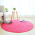 Multicolored Calming Rug Cotton Blend Solid Colored Area Carpet Anti-Slip Backing Pet Friendly Indoor Rug for Bedroom Rose Red Clearhalo 'Area Rug' 'Casual' 'Rugs' Rug' 2325723