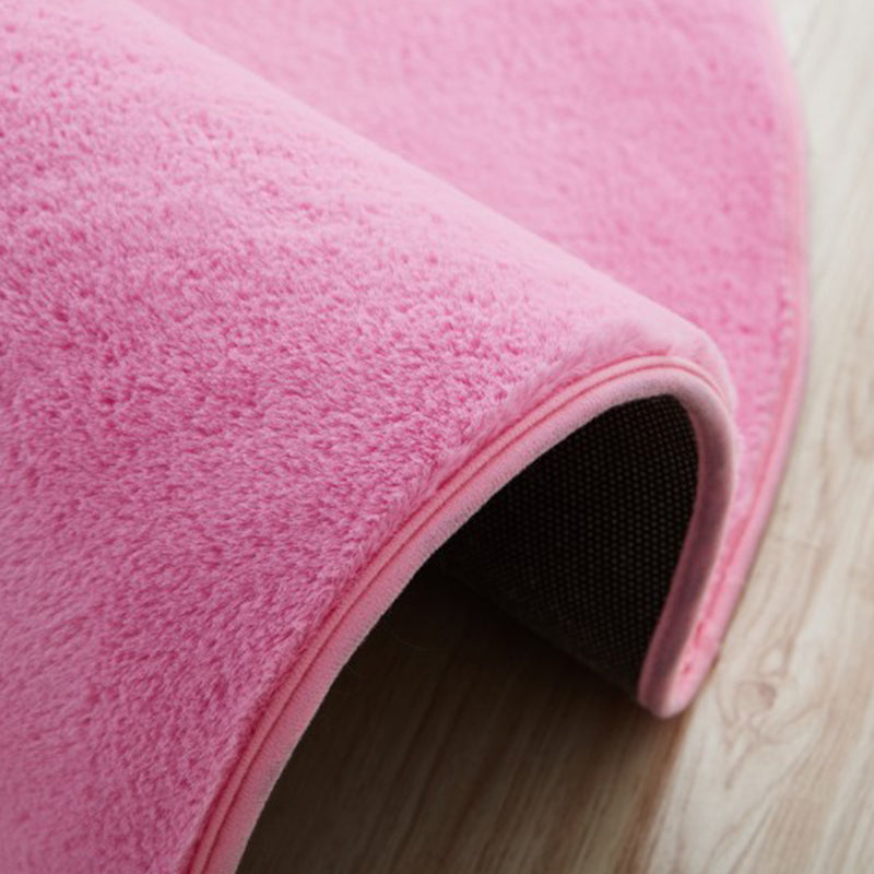 Scandinavian Decoration Rug Multi Colored Solid Color Area Carpet Cotton Blend Anti-Slip Easy Care Washable Rug Clearhalo 'Area Rug' 'Casual' 'Rugs' Rug' 2325731