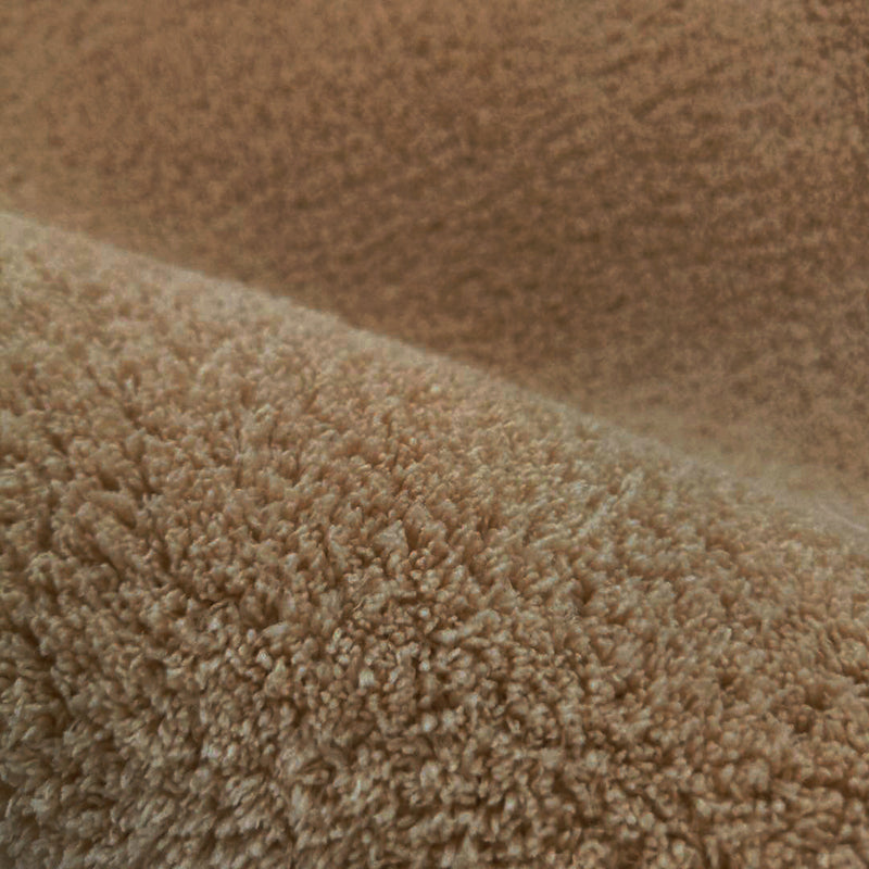 Scandinavian Decoration Rug Multi Colored Solid Color Area Carpet Cotton Blend Anti-Slip Easy Care Washable Rug Khaki Clearhalo 'Area Rug' 'Casual' 'Rugs' Rug' 2325735