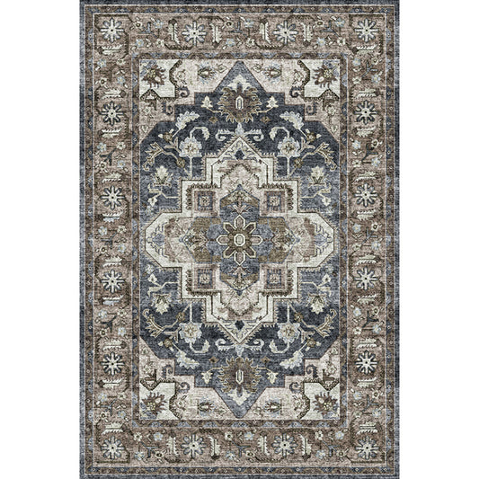 Shabby Chic Decoration Rug Multi-Color Geometric Printed Area Carpet Anti-Slip Backing Pet Friendly Washable Indoor Rug Grey Clearhalo 'Area Rug' 'Rugs' 'Shabby Chic' Rug' 2325768
