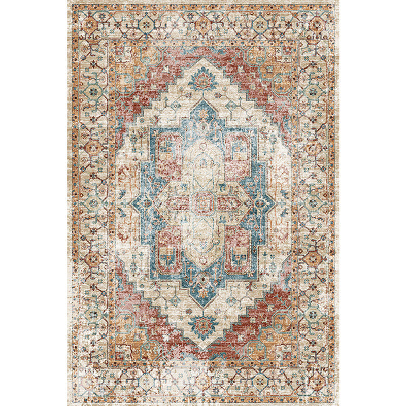 Shabby Chic Decoration Rug Multi-Color Geometric Printed Area Carpet Anti-Slip Backing Pet Friendly Washable Indoor Rug Light Orange Clearhalo 'Area Rug' 'Rugs' 'Shabby Chic' Rug' 2325769