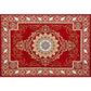 Shabby Chic Flower Rug Multi Colored Synthetics Area Carpet Non-Slip Backing Stain-Resistant Washable Area Rug for Parlor Clearhalo 'Area Rug' 'Rugs' 'Vintage' Rug' 2325796