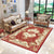 Shabby Chic Living Room Rug Multi Colored Floral Print Polyster Non-Slip Backing Washable Area Carpet Red Clearhalo 'Area Rug' 'Rugs' 'Vintage' Rug' 2325822
