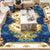 Vintage Floral Printed Rug Multi Color Polypropylene Indoor Rug Easy Care Pet Friendly Washable Area Carpet for Living Room Blue Clearhalo 'Area Rug' 'Rugs' 'Vintage' Rug' 2325831