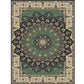 Multi Color Retro Rug Polypropylene Flower Printed Area Carpet Pet Friendly Machine Washable Indoor Rug for Parlor Dark Green Clearhalo 'Area Rug' 'Rugs' 'Vintage' Rug' 2325862