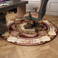 Vintage Floral Pattern Rug Multi-Colored Polyster Indoor Rug Non-Slip Backing Machine Washable Easy Care Carpet for Room Clearhalo 'Area Rug' 'Rugs' 'Vintage' Rug' 2325881