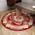 Vintage Floral Pattern Rug Multi-Colored Polyster Indoor Rug Non-Slip Backing Machine Washable Easy Care Carpet for Room Red Clearhalo 'Area Rug' 'Rugs' 'Vintage' Rug' 2325889