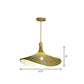 Green-Yellow Straw Hat Shaped Pendant South-East Asia Single Natural Bamboo Fiber Suspension Light Clearhalo 'Ceiling Lights' 'Pendant Lights' 'Pendants' Lighting' 2326428