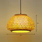 Round Ceiling Hanging Lantern Asian Bamboo 1-Light Beige Suspension Pendant Light Beige Large Pumpkin Clearhalo 'Ceiling Lights' 'Pendant Lights' 'Pendants' Lighting' 2326581_d0360a24-cfeb-4ae0-9808-578e5f2c268b