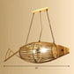 Bamboo Woven Fish Shaped Pendant Ceiling Light Asian 1-Bulb Beige Suspension Lighting for Restaurant Beige Lantern Clearhalo 'Ceiling Lights' 'Pendant Lights' 'Pendants' Lighting' 2326626_f1896cf5-3336-4859-b7d4-7c024000d142