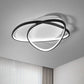 Pebblestone Shaped Ceiling Lamp Simple Metal Black LED Flush Light Fixture for Hotel Clearhalo 'Ceiling Lights' 'Close To Ceiling Lights' 'Close to ceiling' 'Flush mount' Lighting' 2326782