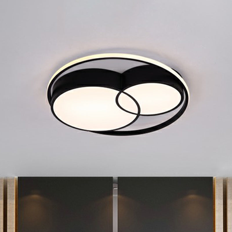 Ultrathin Bedroom Ceiling Mounted Fixture Acrylic Contemporary LED Flush Mount Lighting Clearhalo 'Ceiling Lights' 'Close To Ceiling Lights' 'Close to ceiling' 'Flush mount' Lighting' 2326896