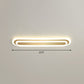 Gold Oblong LED Ceiling Fixture Minimalism Acrylic Flush Mount Light for Bedroom Gold 23.5" Warm Clearhalo 'Ceiling Lights' 'Close To Ceiling Lights' 'Close to ceiling' 'Flush mount' Lighting' 2327091