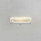 Gold Oblong LED Ceiling Fixture Minimalism Acrylic Flush Mount Light for Bedroom Gold 16" Remote Control Stepless Dimming Clearhalo 'Ceiling Lights' 'Close To Ceiling Lights' 'Close to ceiling' 'Flush mount' Lighting' 2327095