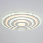 White Concentric Round Flushmount Simple Style Acrylic LED Flush Ceiling Light for Bedroom White 16" Third Gear Clearhalo 'Ceiling Lights' 'Close To Ceiling Lights' 'Close to ceiling' 'Flush mount' Lighting' 2327253