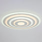 White Concentric Round Flushmount Simple Style Acrylic LED Flush Ceiling Light for Bedroom White 23.5" Third Gear Clearhalo 'Ceiling Lights' 'Close To Ceiling Lights' 'Close to ceiling' 'Flush mount' Lighting' 2327256