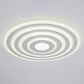 White Concentric Round Flushmount Simple Style Acrylic LED Flush Ceiling Light for Bedroom White 31.5" Natural Clearhalo 'Ceiling Lights' 'Close To Ceiling Lights' 'Close to ceiling' 'Flush mount' Lighting' 2327263