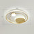 Minimalist Led Surface Mount Ceiling Light Gold Circular Flushmount with Acrylic Shade Gold 16.5" White Clearhalo 'Ceiling Lights' 'Close To Ceiling Lights' 'Close to ceiling' 'Flush mount' Lighting' 2327838