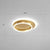 Metallic Ring Shaped Flushmount Light Contemporary Gold Finish LED Ceiling Mount Light Gold 16.5" White Clearhalo 'Ceiling Lights' 'Close To Ceiling Lights' 'Close to ceiling' 'Flush mount' Lighting' 2327879