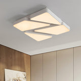 Metal Square LED Ceiling Mount Fixture Nordic Style Flush Light with Acrylic Diffuser for Bedroom Clearhalo 'Ceiling Lights' 'Close To Ceiling Lights' 'Close to ceiling' 'Flush mount' Lighting' 2328129