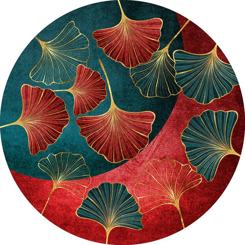 Vintage Abstract Print Rug Multi-Colored Polypropylene Indoor Rug Non-Slip Backing Pet Friendly Area Carpet for Decoration Green Clearhalo 'Area Rug' 'Rug' 2333040