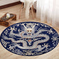 Oriental Living Room Rug Multi Colored Floral Printed Indoor Rug Polypropylene Anti-Slip Washable Easy Care Carpet Navy Clearhalo 'Area Rug' 'Rug' 2333103