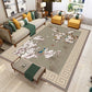 Vintage Parlor Rug Multi-Colored Floral Patterned Indoor Rug Synthetics Anti-Slip Backing Pet Friendly Carpet Khaki Clearhalo 'Area Rug' 'Rug' 2333118