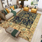 Vintage Parlor Rug Multi-Colored Floral Patterned Indoor Rug Synthetics Anti-Slip Backing Pet Friendly Carpet Yellow Clearhalo 'Area Rug' 'Rug' 2333120
