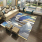 Chinoiserie Flower Rug Multi Colored Polypropylene Area Carpet Anti-Slip Backing Pet Friendly Easy Care Indoor Rug for Parlor Dark Blue-Gray Clearhalo 'Area Rug' 'Rug' 2333143