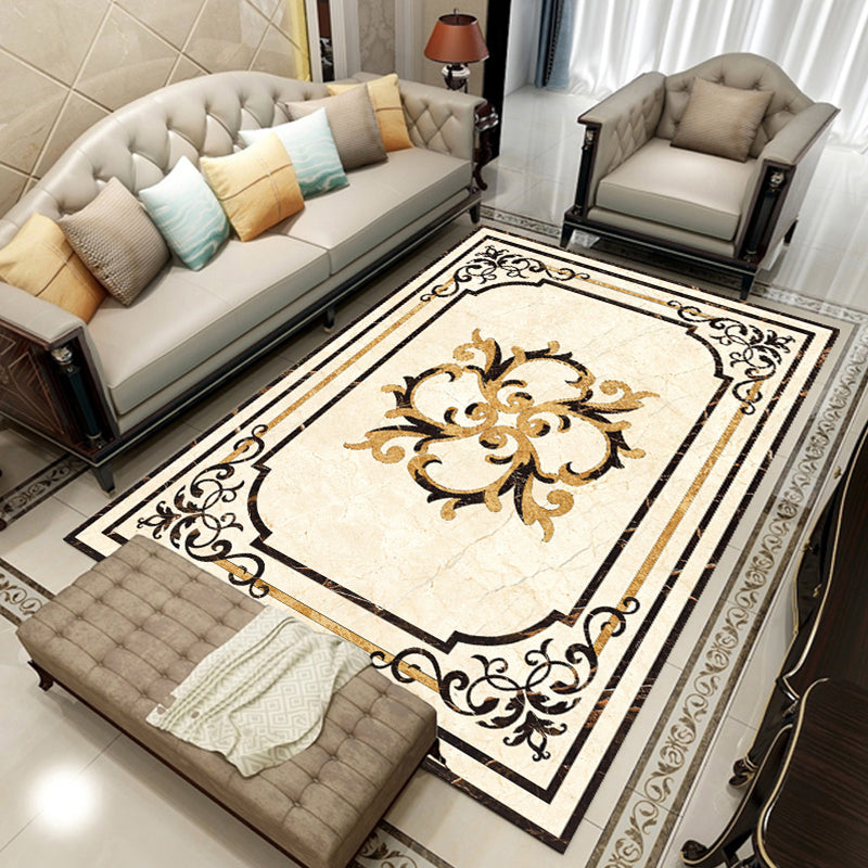 Multi Color Geometric Print Rug Polyster Retro Indoor Rug Non-Slip Backing Stain-Resistant Area Carpet for Living Room Clearhalo 'Area Rug' 'Rugs' 'Vintage' Rug' 2333193