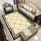 Multi Color Geometric Print Rug Polyster Retro Indoor Rug Non-Slip Backing Stain-Resistant Area Carpet for Living Room Beige Clearhalo 'Area Rug' 'Rugs' 'Vintage' Rug' 2333204