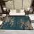 Formal Living Room Rug Multi Color Plant Print Indoor Rug Polypropylene Anti-Slip Backing Pet Friendly Carpet Dark Green Clearhalo 'Area Rug' 'Modern' 'Rugs' Rug' 2333251