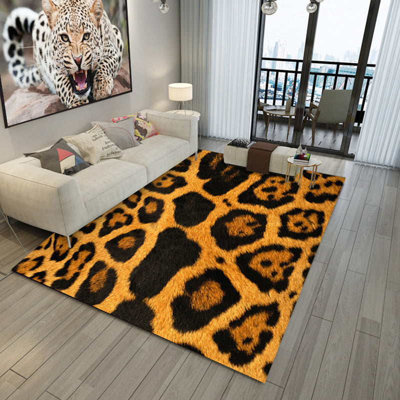 Casual Living Room Rug Multi Color Animal Skin Print Indoor Rug Polyster Anti-Slip Backing Easy Care Area Rug Clearhalo 'Area Rug' 'Casual' 'Rugs' Rug' 2333261