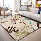 Minimalist Living Room Rug Multi Color Plant Patterned Rug Synthetics Anti-Slip Backing Easy Care Area Carpet Clearhalo 'Area Rug' 'Modern' 'Rugs' Rug' 2335011