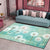 Minimalist Living Room Rug Multi Color Plant Patterned Rug Synthetics Anti-Slip Backing Easy Care Area Carpet Green Clearhalo 'Area Rug' 'Modern' 'Rugs' Rug' 2335021