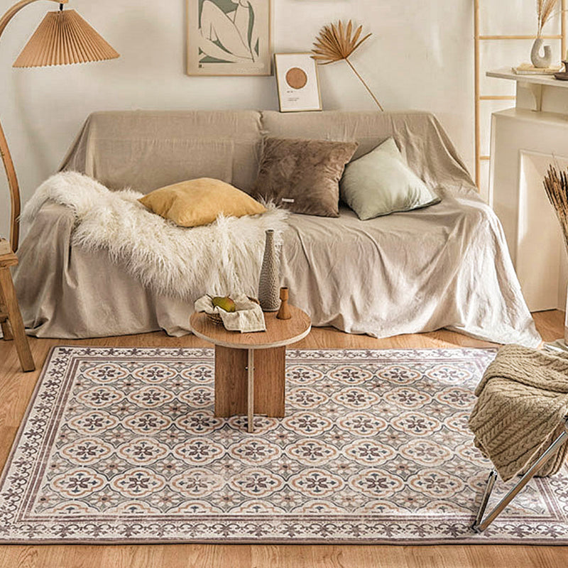 Simple Abstract Print Rug Multi Colored Chenille Indoor Rug Non-Slip Backing Stain-Resistant Area Carpet for Living Room Clearhalo 'Area Rug' 'Moroccan' 'Rugs' Rug' 2335107