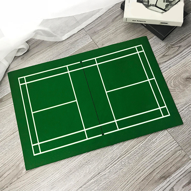 Multi Colored Geometric Print Rug Polypropylene Nordic Area Carpet Non-Slip Backing Stain-Resistant Indoor Rug for Room Dark Green Clearhalo 'Area Rug' 'Rug' 2335142