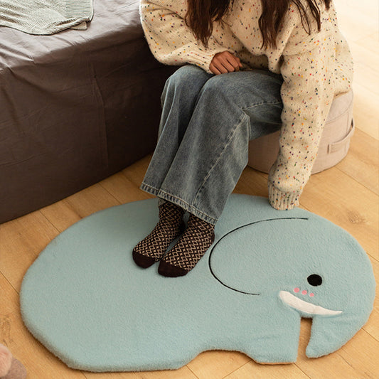 Casual Bedroom Rug Multi Colored Cartoon Printed Area Carpet Lamb Wool Non-Slip Backing Pet Friendly Indoor Rug Clearhalo 'Area Rug' 'Rug' 2335182