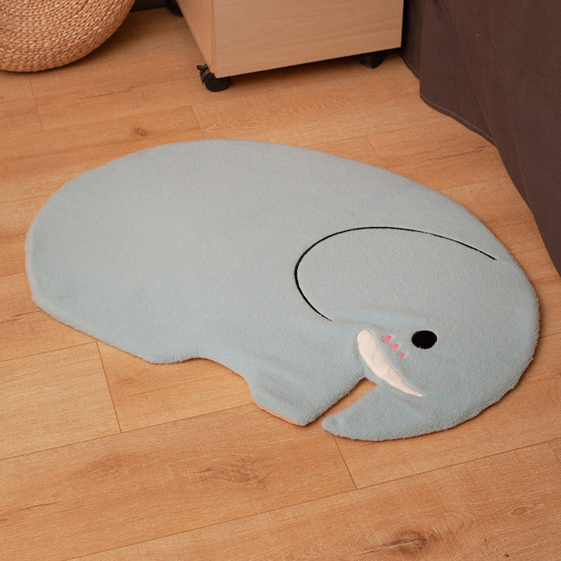 Casual Bedroom Rug Multi Colored Cartoon Printed Area Carpet Lamb Wool Non-Slip Backing Pet Friendly Indoor Rug Grey 2' x 3' Clearhalo 'Area Rug' 'Rug' 2335185