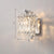 Modern Wall Mount Lighting Rectangle Sconce Light Fixture with Beveled Crystal Shade 1.0 Chrome Clearhalo 'Cast Iron' 'Glass' 'Industrial' 'Modern wall lights' 'Modern' 'Tiffany' 'Traditional wall lights' 'Wall Lamps & Sconces' 'Wall Lights' Lighting' 2335844