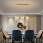 Dining Room Pendulum Light Modern Gold Drop Pendant with Cylinder Prismatic Crystal Shade Clearhalo 'Ceiling Lights' 'Modern Pendants' 'Modern' 'Pendant Lights' 'Pendants' Lighting' 2335872