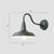1-Bulb Gooseneck Wall Lamp Industrial Metal Wall Mounted Light with Barn Shade for Outdoor Black 10" Clearhalo 'Art deco wall lights' 'Cast Iron' 'Glass' 'Industrial wall lights' 'Industrial' 'Middle century wall lights' 'Modern' 'Rustic wall lights' 'Tiffany' 'Traditional wall lights' 'Wall Lamps & Sconces' 'Wall Lights' Lighting' 2336848