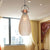 8"/10"/12" Wide Jar Suspension Pendant Colonial Amber Glass 1 Bulb Hanging Light for Bedroom Amber 8" Clearhalo 'Ceiling Lights' 'Glass shade' 'Glass' 'Pendant Lights' 'Pendants' Lighting' 234350